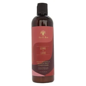 As I Am Long & Luxe Conditioner with Pomegranate and Passion Fruit