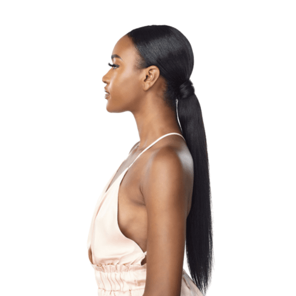 Empire Human Hair Pony Wrap Yaki 16" at nature's hair