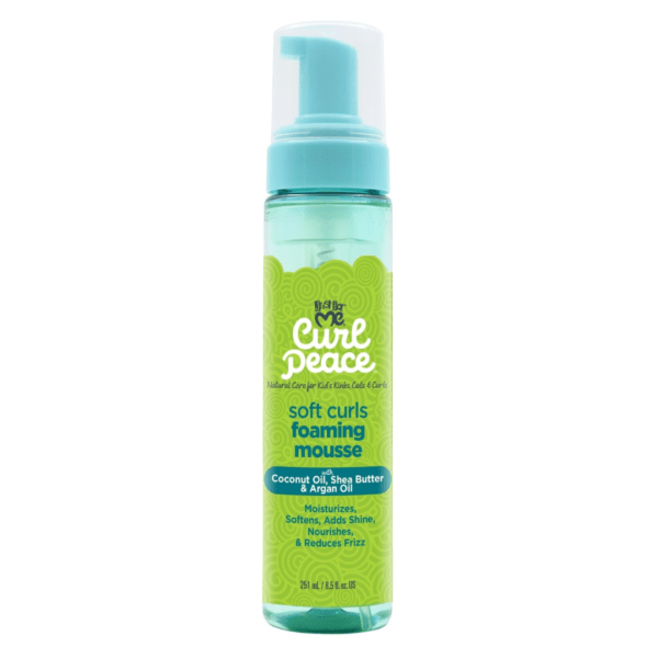Just For Me Curl Peace Soft Curls Foaming Mousse at nature's hair