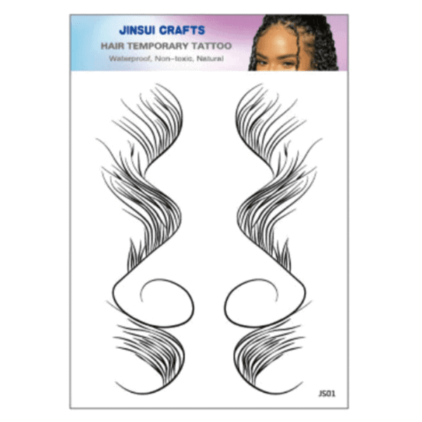 Jinsui Crafts Hair Temporary Tattoo - JS01