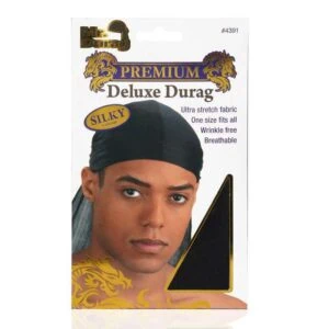 Mr. Durag Silky Deluxe Durag - Black