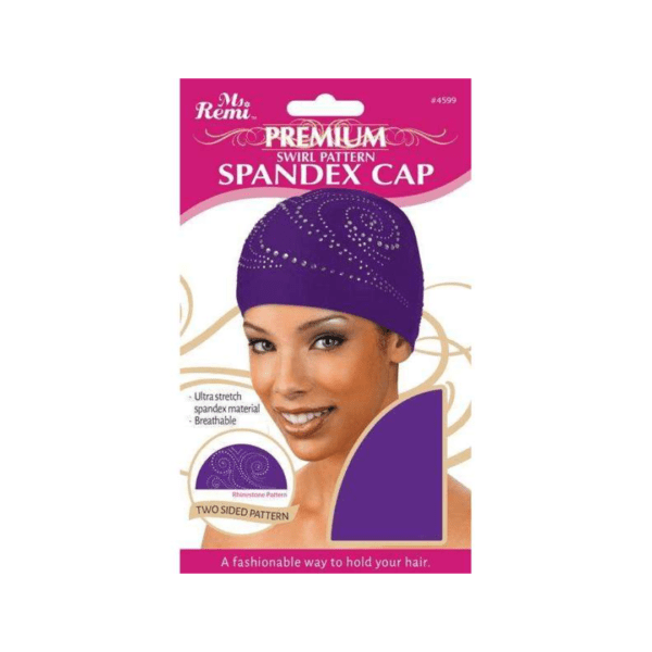 Ms. Remi Swirl Pattern Spandex Cap