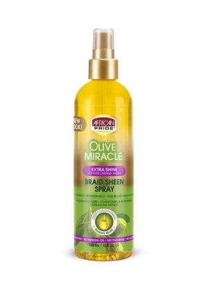 African Pride Olive Miracle Braid Sheen Spray -Extra Shine