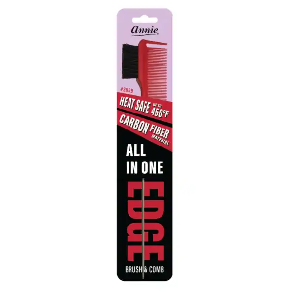 Annie All In One Edge Brush Natural Boar Bristle