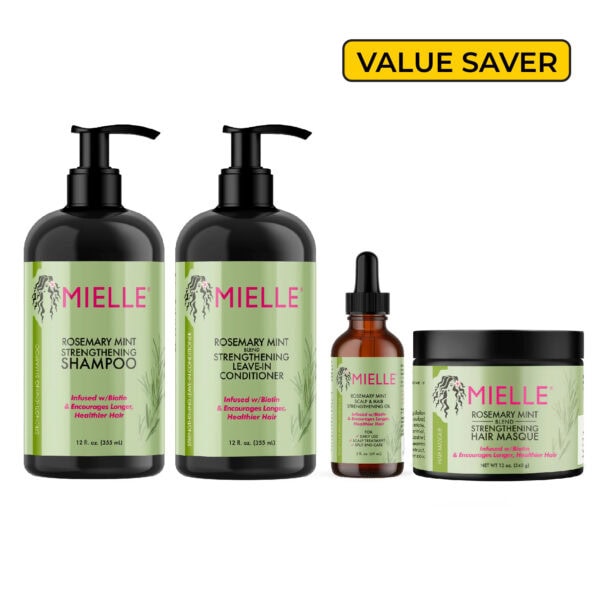Mielle Rosemary Mint Strengthening Combo Set