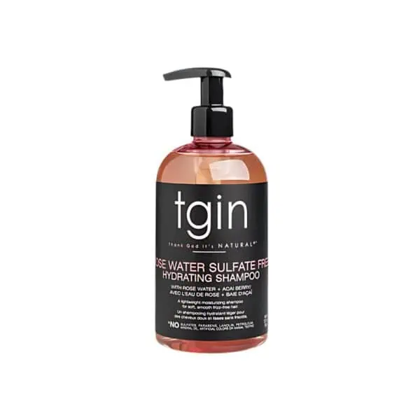 TGIN Rose Water Sulfate Free Hydrating Shampoo 384ml